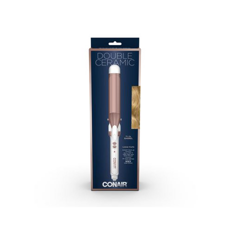 CONAIR Double Ceramic Curling Iron - Rose Gold, 1.25"-074108376282-LR-325333-1-LR eShop