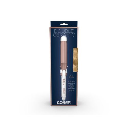 CONAIR Double Ceramic Curling Iron - Rose Gold, 1.25"-074108376282-LR-325333-1-LR eShop