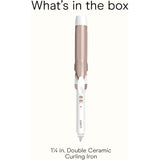 CONAIR Double Ceramic Curling Iron - Rose Gold, 1.25"-074108376282-LR-325333-9-LR eShop