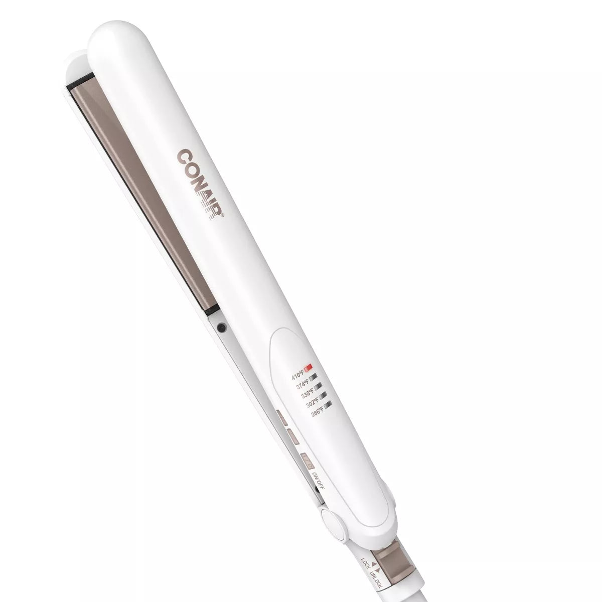 CONAIR Double Ceramic Flat Iron - White, 1"-074108330260-LR-325334-2-LR eShop
