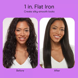 CONAIR Double Ceramic Flat Iron - White, 1"-074108330260-LR-325334-9-LR eShop