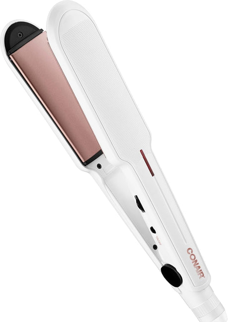 CONAIR Double Ceramic Flat Iron - White, 1.5"-074108312280-LR-340804-1-LR eShop