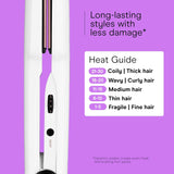 CONAIR Double Ceramic Flat Iron - White, 1.5"-074108312280-LR-340804-4-LR eShop