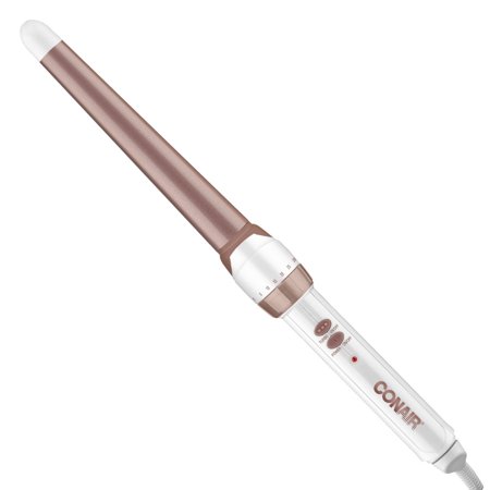 CONAIR Double Ceramic Tapered Curling Wand - Rose Gold, 3/4" to 1.25"-074108390547-LR-340803-2-LR eShop