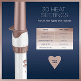 CONAIR Double Ceramic Tapered Curling Wand - Rose Gold, 3/4" to 1.25"-074108390547-LR-340803-5-LR eShop