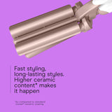 CONAIR Double Ceramic Three Barrel Hair Waver - White & Rose Gold-074108390325-LR-343663-4-LR eShop