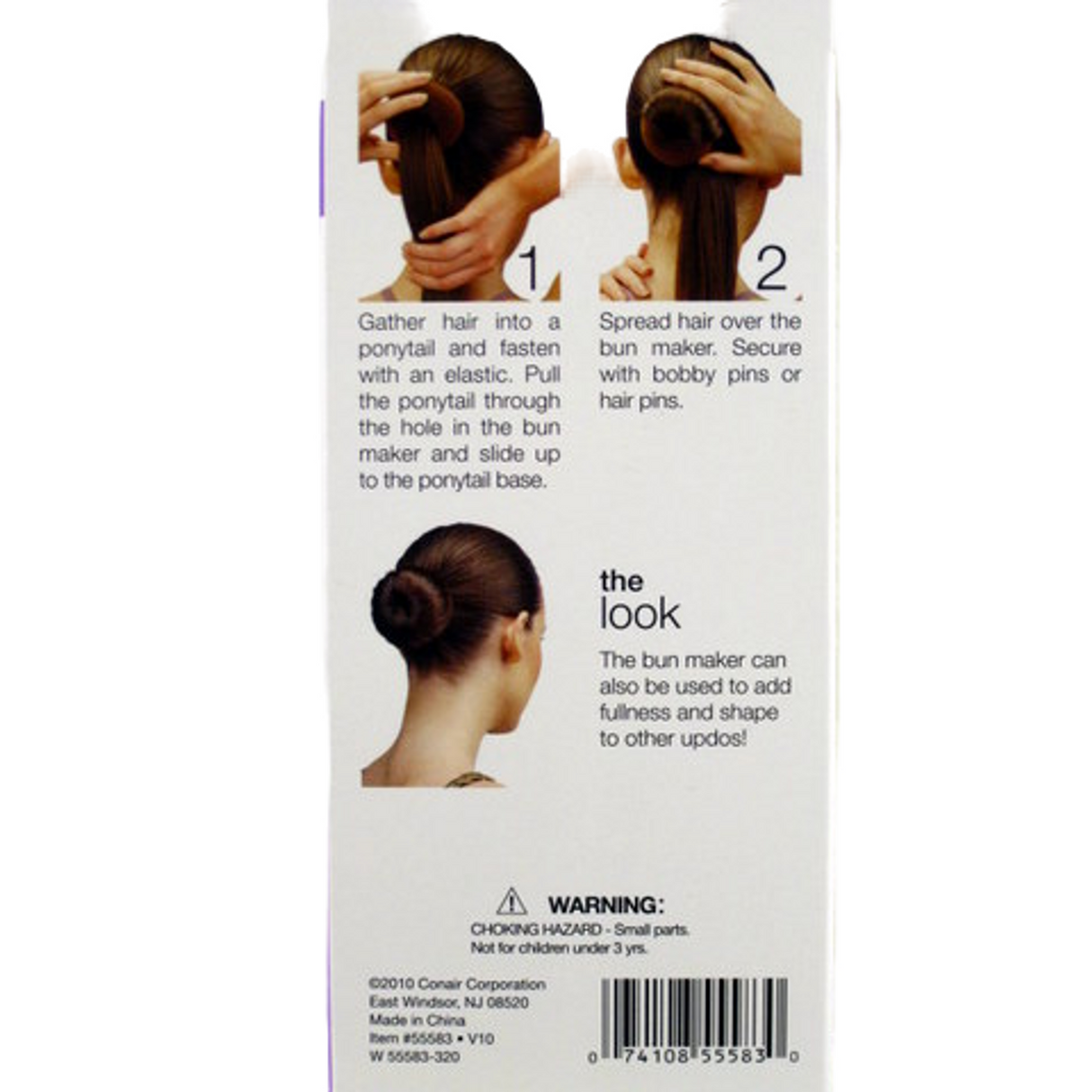 CONAIR Easy Updo Bun Making Kit, 6 count-074108555830-LR-219399-4-LR eShop