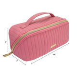 CONAIR Fold Flat Quilt Cosmetic Bag - Pink-079642320579-LR-357080-4-LR eShop