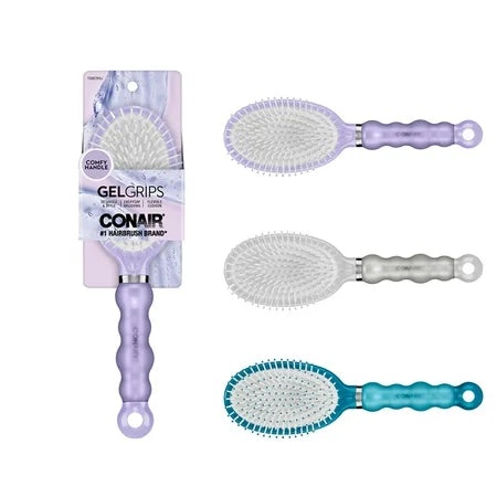 CONAIR Gelgrips Comfort Gel Handle Oval Cushion Brush - Assorted-074108726032-LR-179935-2-LR eShop