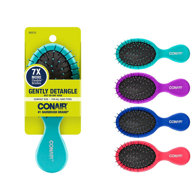 CONAIR Gentle Detangling Travel Size Paddle Brush - Assorted-074108953124-LR-287605-1-LR eShop