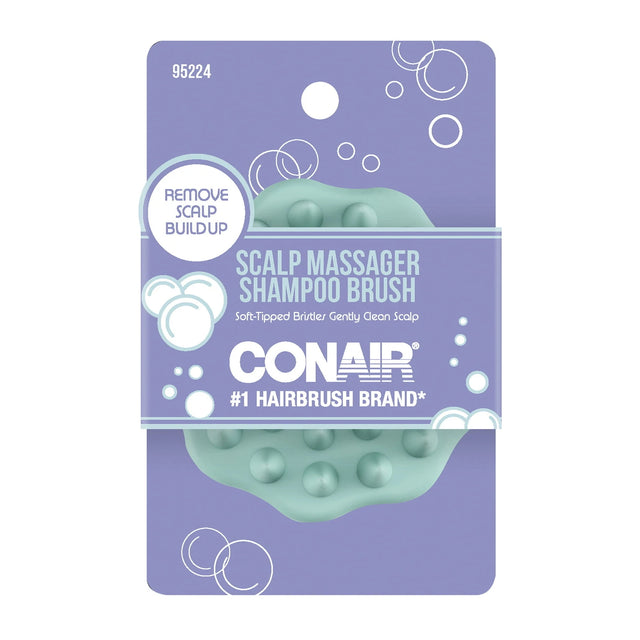 CONAIR Handheld Round Scalp Massager Shampoo Hair Brush - Teal-074108952240-LR-353158-1-LR eShop