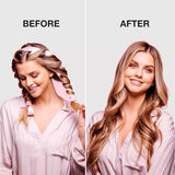 CONAIR Heatless Satin Loose Waves Roller & Accessories Set - Pink, 5 count-074108637505-LR-350285-5-LR eShop