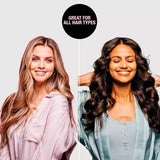 CONAIR Heatless Satin Loose Waves Roller & Accessories Set - Pink, 5 count-074108637505-LR-350285-6-LR eShop