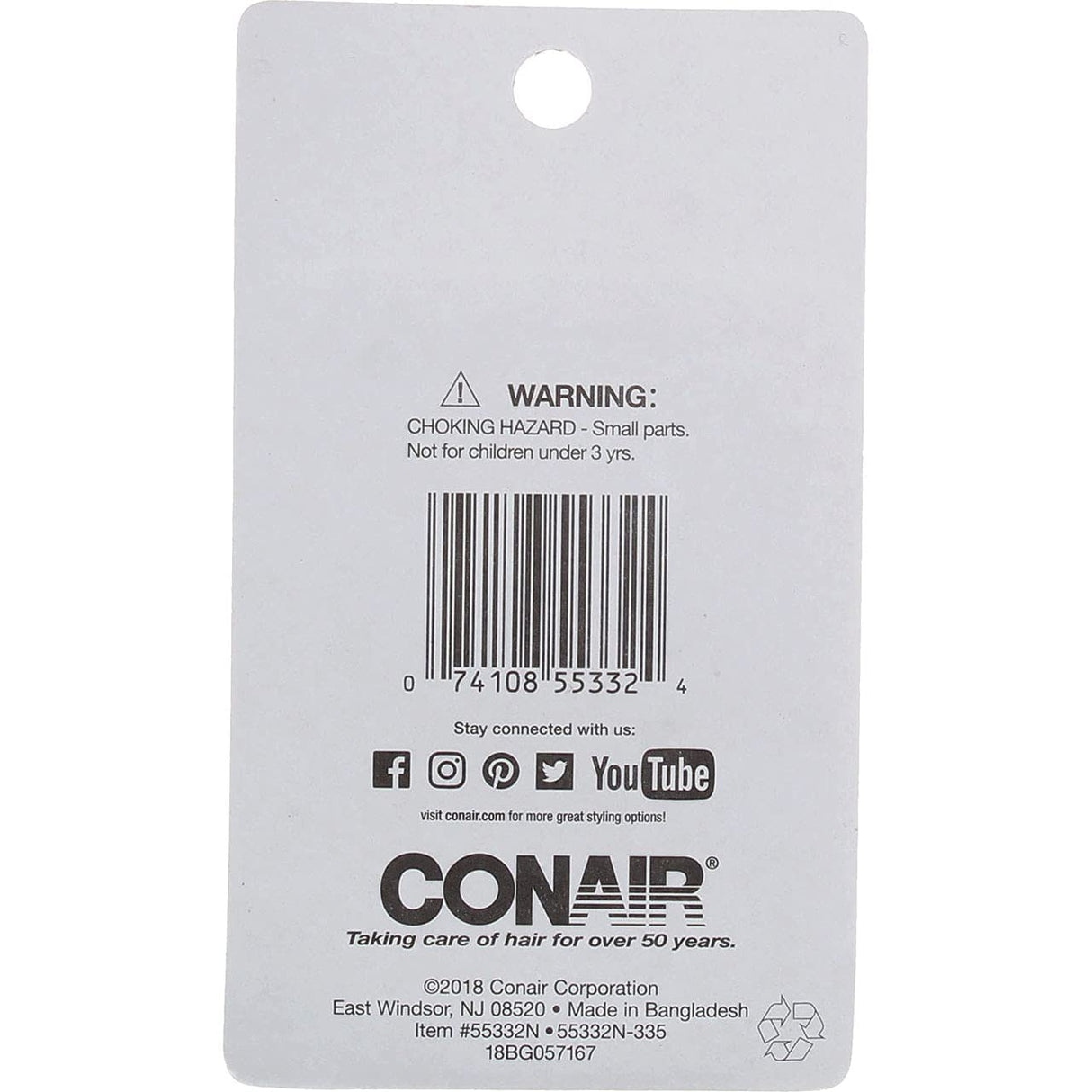 CONAIR Hold & Hide Hair Nets - Brown, 3 count-074108553324-LR-190393-2-LR eShop