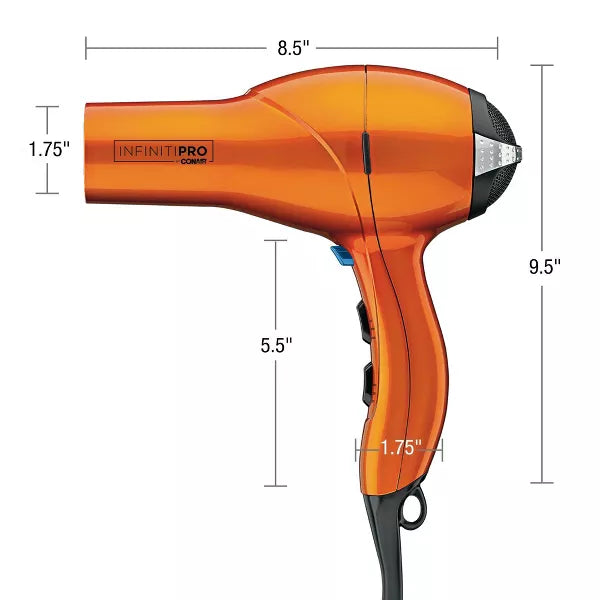 CONAIR Infinitipro 1875 Watt Quick Styling Hair Dryer - Orange-074108305497-LR-268167-15-LR eShop