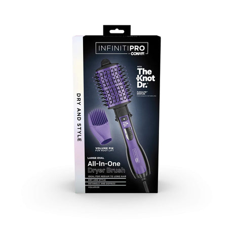 CONAIR Infinitipro The Knot Dr. All-in-One Oval Dryer Brush-074108421630-LR-357463-2-LR eShop