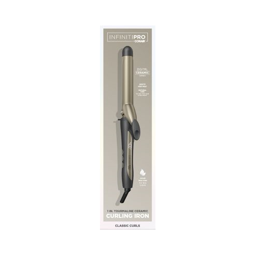 CONAIR Infinitipro Tourmaline Ceramic Curling Iron, 1"-074108434500-LR-350308-2-LR eShop
