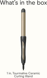 CONAIR InfinitiPro Tourmaline Ceramic Curling Wand, 1"-074108434777-LR-361091-8-LR eShop