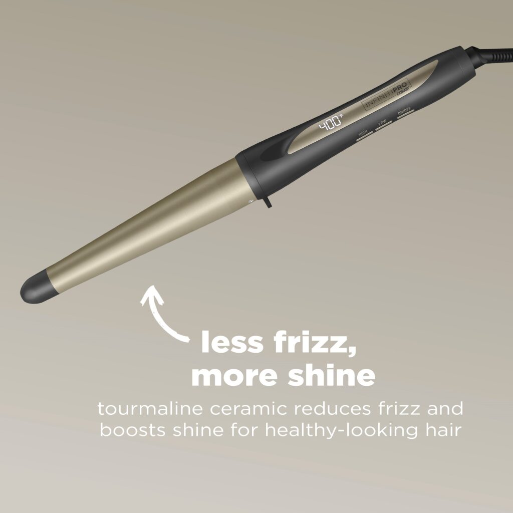 CONAIR Infinitipro Tourmaline Ceramic Curling Wand, 3/4" to 1.25"-074108434487-LR-361022-4-LR eShop