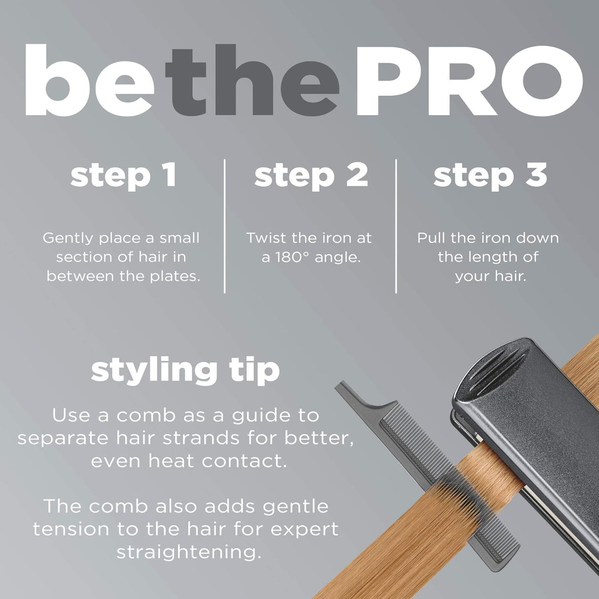 CONAIR Infinitipro Tourmaline Ceramic Flat Iron, 2"-074108057631-LR-177726-6-LR eShop