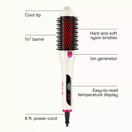 Conair InfPRO LED Infrared Thermal Hair Brush, 1.5"-074108510440-LR-362547-2-LR eShop