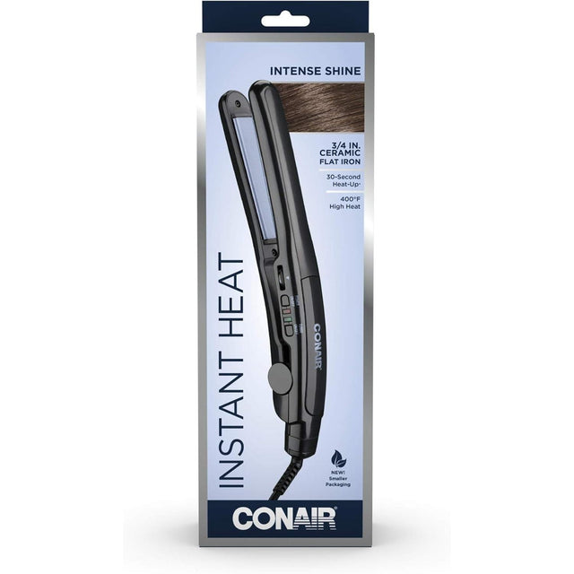 CONAIR Instant Heat Ceramic Flat Iron, 3/4"-074108021052-LR-163810-1-LR eShop