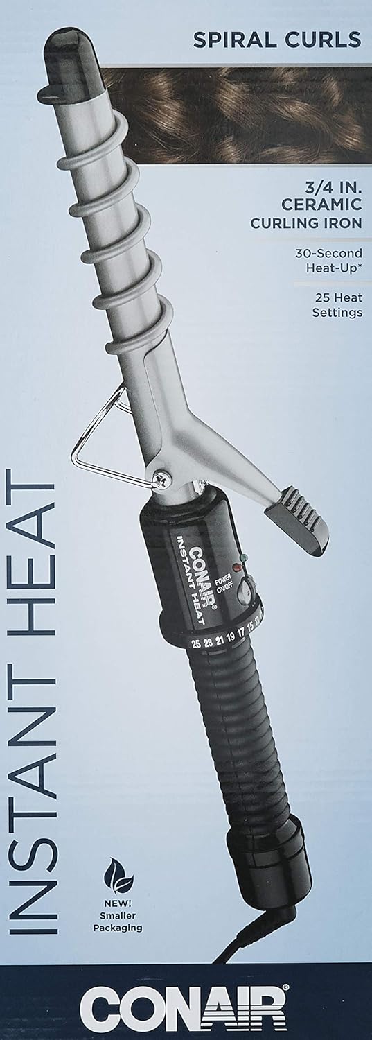 CONAIR Instant Heat Spiral Curling Iron, 3/4"-074108017345-LR-188316-1-LR eShop