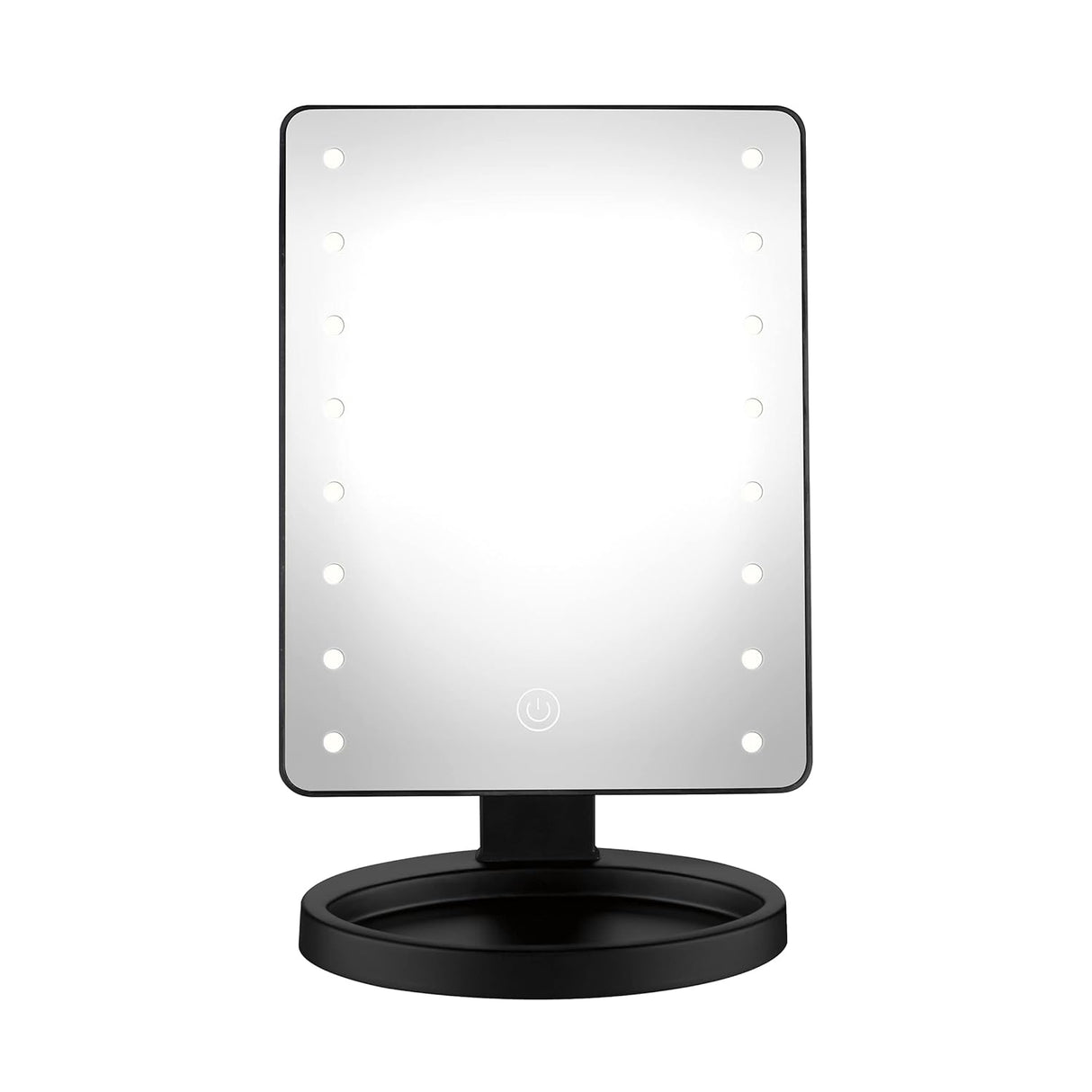 CONAIR LED Lighted Vanity Mirror with Storage Base - Black-074108741080-LR-361102-1-LR eShop