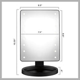 CONAIR LED Lighted Vanity Mirror with Storage Base - Black-074108741080-LR-361102-7-LR eShop
