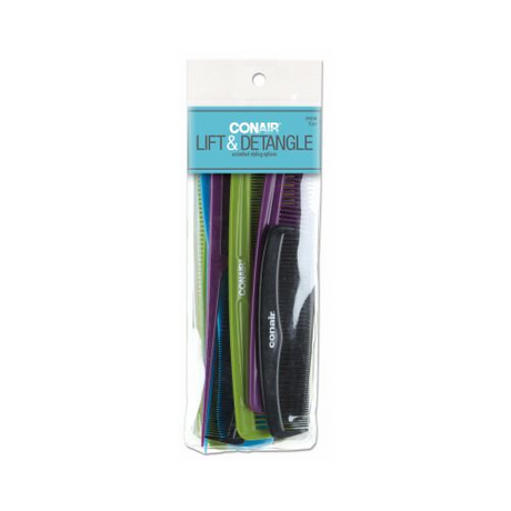 CONAIR Lift & Detangle Assorted Combs, 12 count-074108935267-LR-192360-1-LR eShop