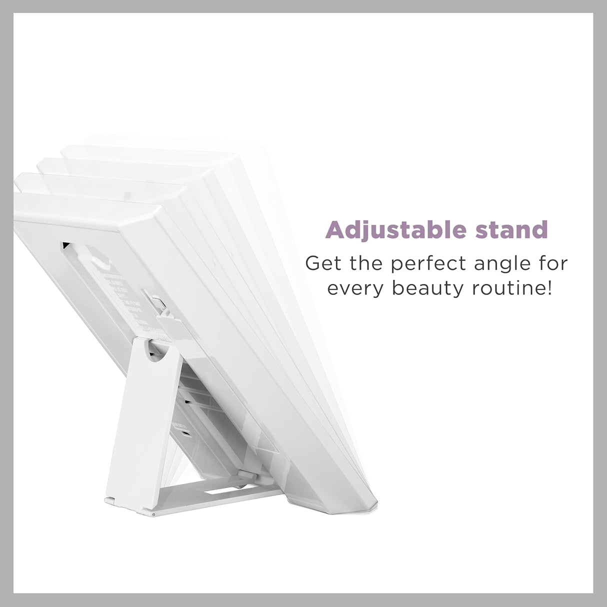 CONAIR Lighted Makeup Vanity Mirror with Adjustable Base - White-074108446220-LR-361023-4-LR eShop