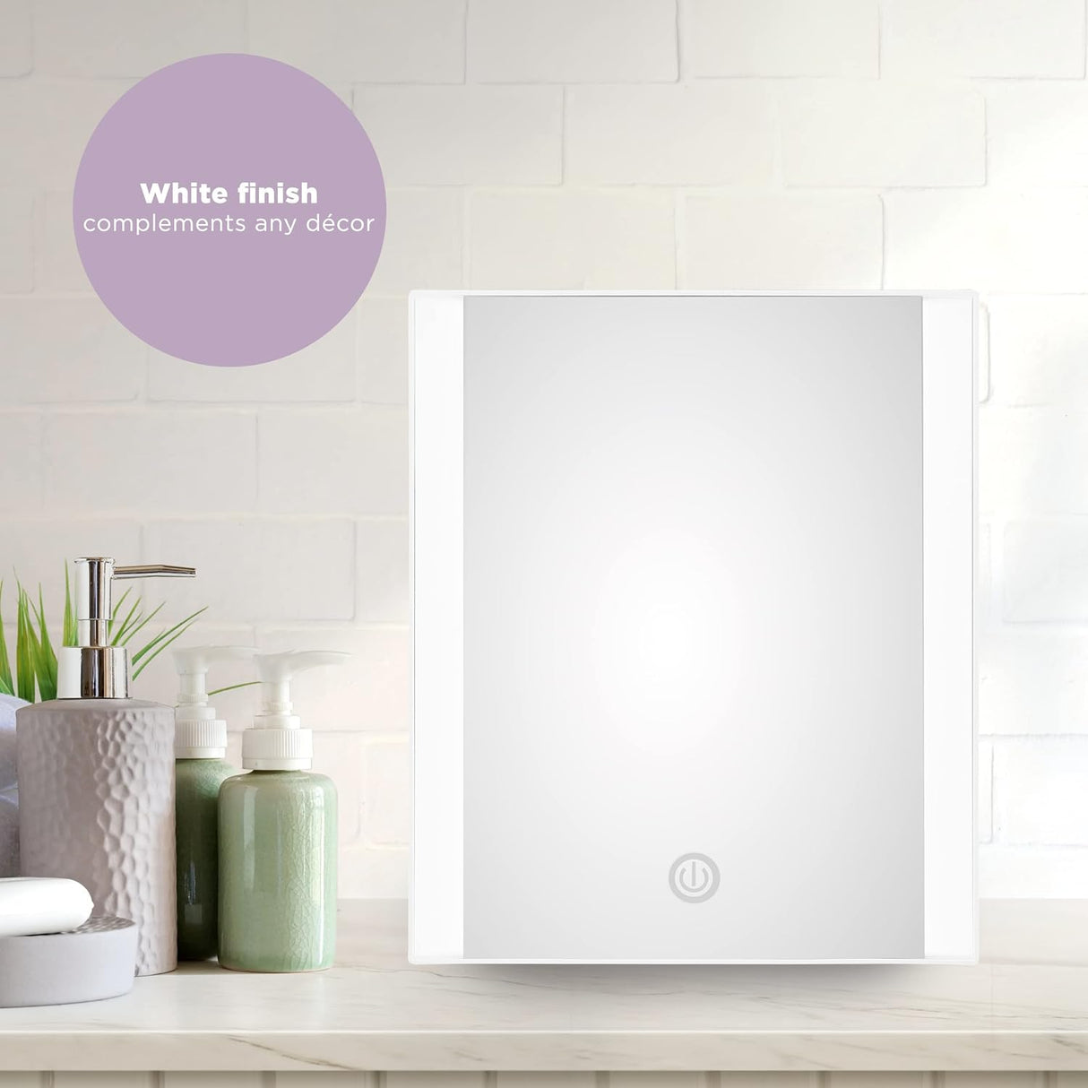 CONAIR Lighted Makeup Vanity Mirror with Adjustable Base - White-074108446220-LR-361023-6-LR eShop