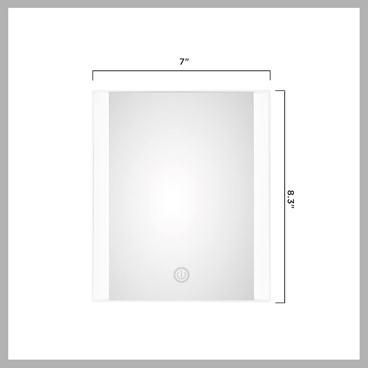 CONAIR Lighted Makeup Vanity Mirror with Adjustable Base - White-074108446220-LR-361023-7-LR eShop