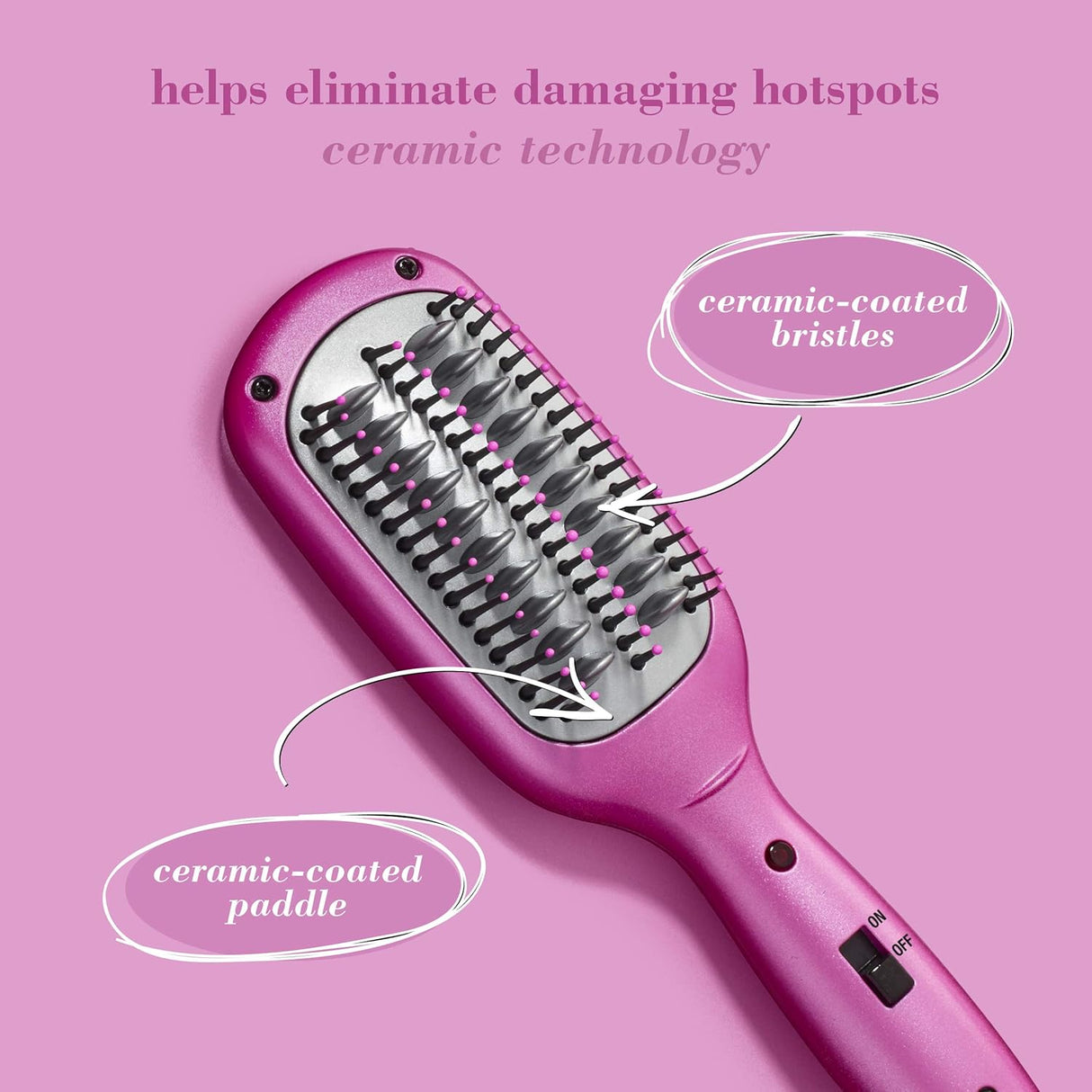 CONAIR MiniPRO Ceramic Hair Straightening Brush - Pink-074108358448-LR-326760-3-LR eShop