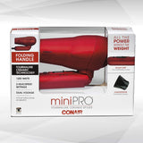 CONAIR miniPRO Tourmaline Ceramic Travel Hair Dryer with Folding Handle - Red-074108295903-LR-326761-1-LR eShop