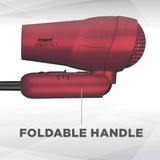 CONAIR miniPRO Tourmaline Ceramic Travel Hair Dryer with Folding Handle - Red-074108295903-LR-326761-5-LR eShop