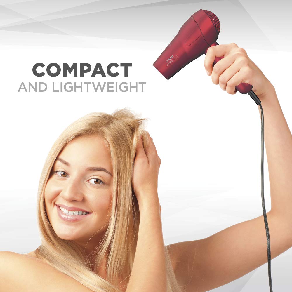 CONAIR miniPRO Tourmaline Ceramic Travel Hair Dryer with Folding Handle - Red-074108295903-LR-326761-7-LR eShop