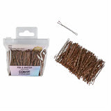 CONAIR Pin & Match Bobby Pins With Pouch - Brown, 200 count-074108556080-LR-360878-2-LR eShop