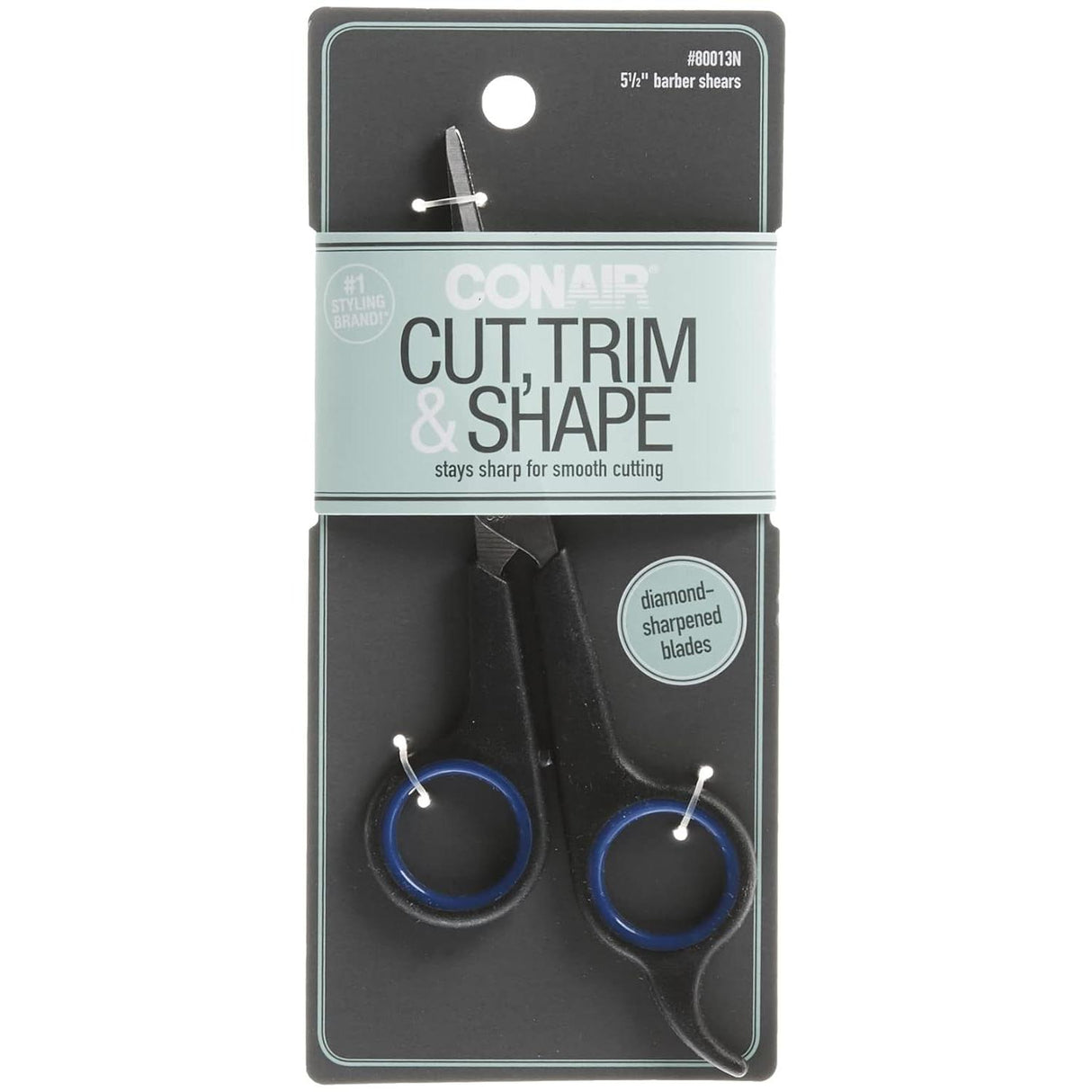 CONAIR Professional Diamond-Sharpened Barber Shears, 5.5"-074108800138-LR-184125-1-LR eShop