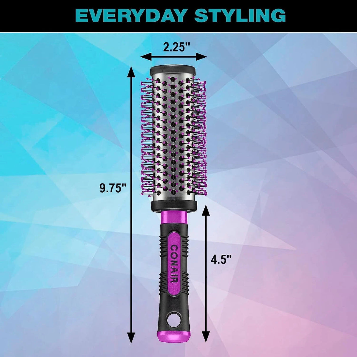 CONAIR Professional Salon Results Grip & Style Round Brush - Assorted-074108800640-LR-137378-5-LR eShop