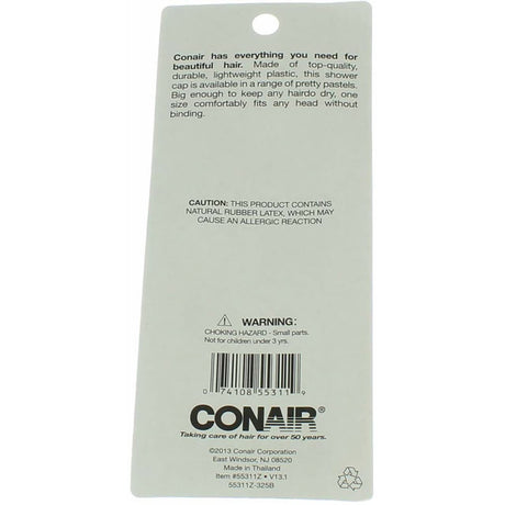CONAIR Regular 18" Plastic Shower Cap-074108553119-LR-204200-2-LR eShop