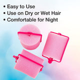 CONAIR Retro Glam Curls Lift & Volume Large Heatless Hair Roller Set, 9 count-074108611321-LR-204208-3-LR eShop