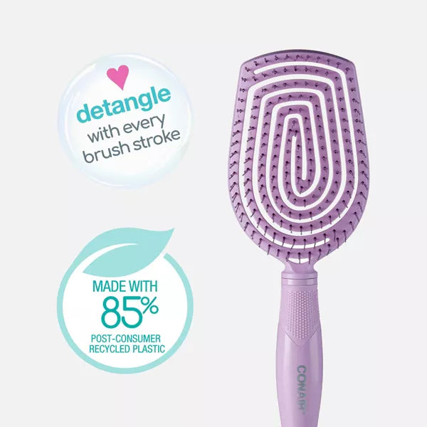 CONAIR Scalp Care Flexi Head Paddle Detangling Hair Brush - Purple-074108864130-LR-359259-3-LR eShop