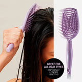 CONAIR Scalp Care Flexi Head Paddle Detangling Hair Brush - Purple-074108864130-LR-359259-6-LR eShop