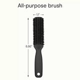 CONAIR Smooth & Shine Boar Bristle Grooming Hair Brush - Black-074108951199-LR-160942-8-LR eShop