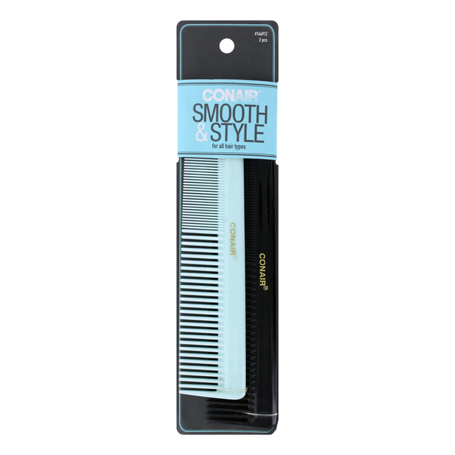 CONAIR Smooth & Style Dressing Combs - Assorted, 2 count-074108144911-LR-192403-1-LR eShop