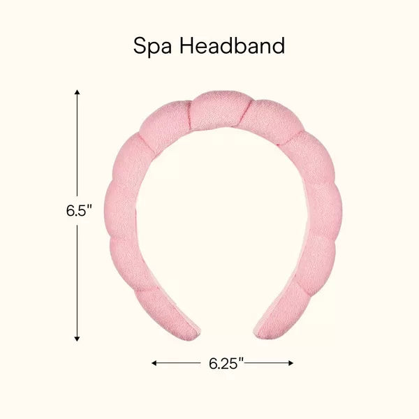 CONAIR Spa Bubble Polyester Headband - Pink-074108596413-LR-354228-6-LR eShop