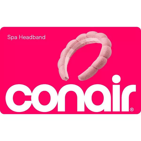 CONAIR Spa Bubble Polyester Headband - Pink-074108596413-LR-354228-7-LR eShop
