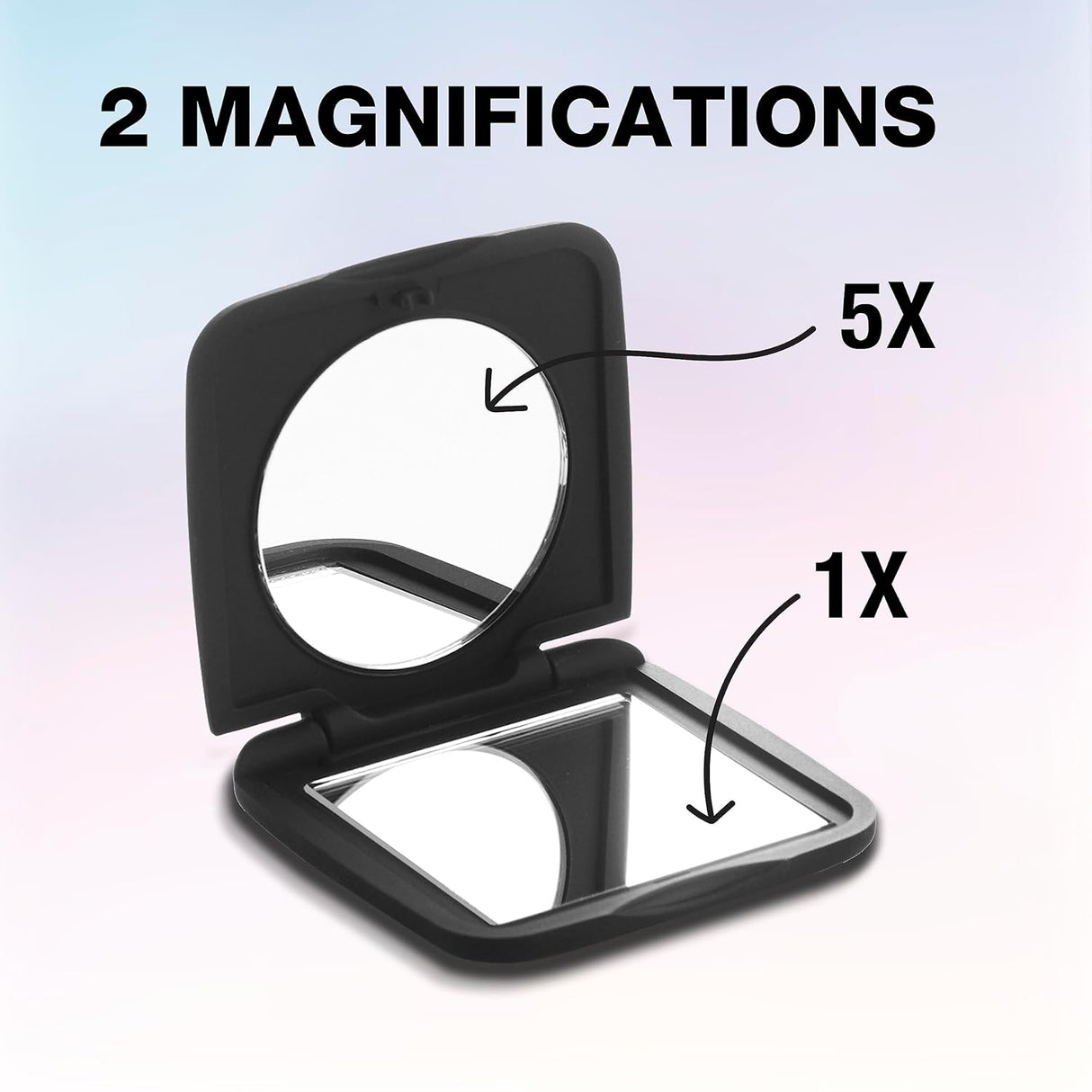 CONAIR Standard Compact Pocket Mirror - Black-074108418814-LR-333741-4-LR eShop