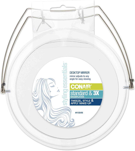 CONAIR Styling Essentials 2-Sided Desktop Mirror - Clear-074108418043-LR-220813-1-LR eShop